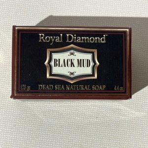 Aroma Dead Sea Royal Diamond Black Mud Soap 125gr/4.4 Oz